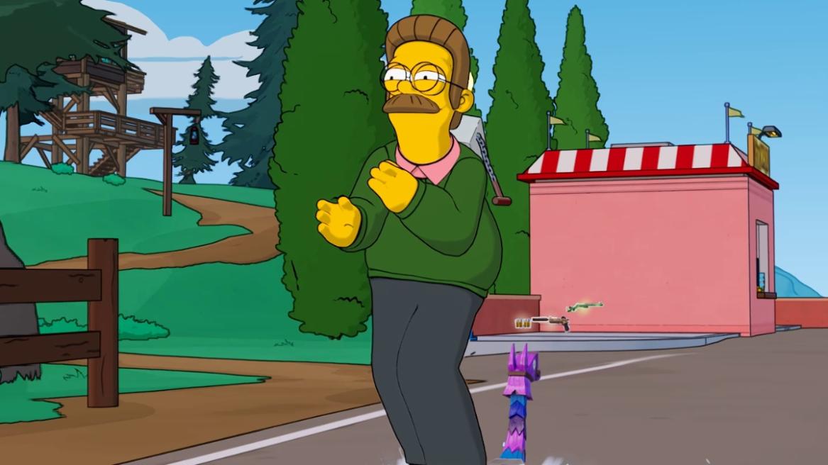 Ned Flanders Aura Emote Fortnite
