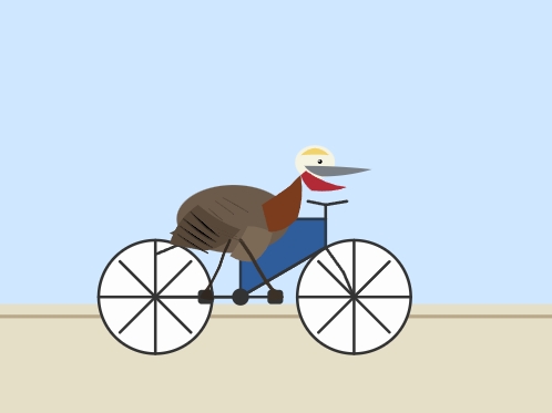 pelican riding on bicycle made by chatgpt 5.1