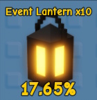 10x Event Lantern