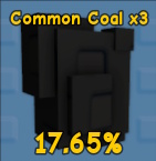 3x Common Coal