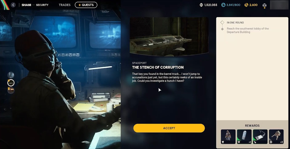 Arc Raiders The Stench of Corruption quest accept