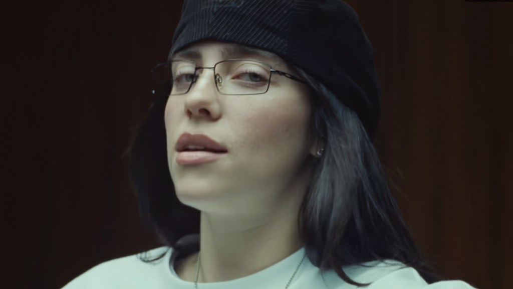 Billie Eilish Close Up from the Music Video 'Birds of a feather'