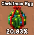 Christmas Egg Gold