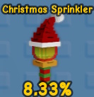 Christmas Sprinkler gold