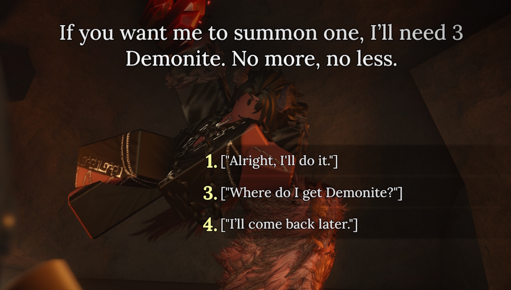 Demonite Key from Demon Skal