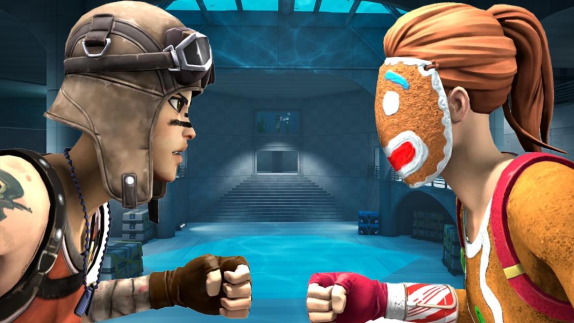 Fortnite players facing off in Gulag