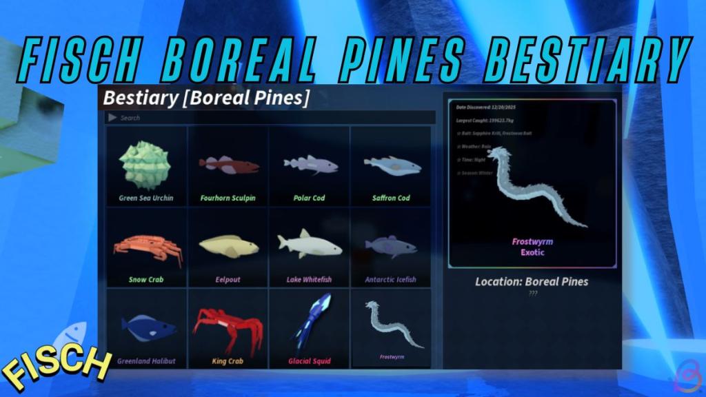 Fisch Boreal Pines Bestiary cover
