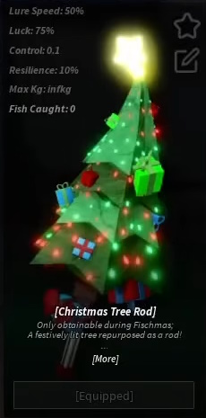 Fisch Christmas Tree Rod stats