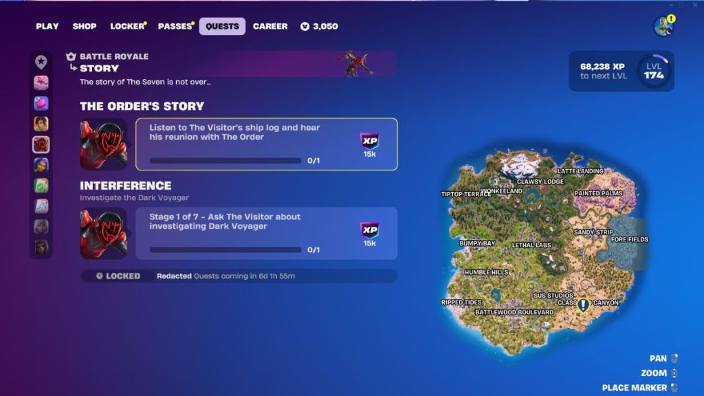 Fortnite The Order Story Quests
