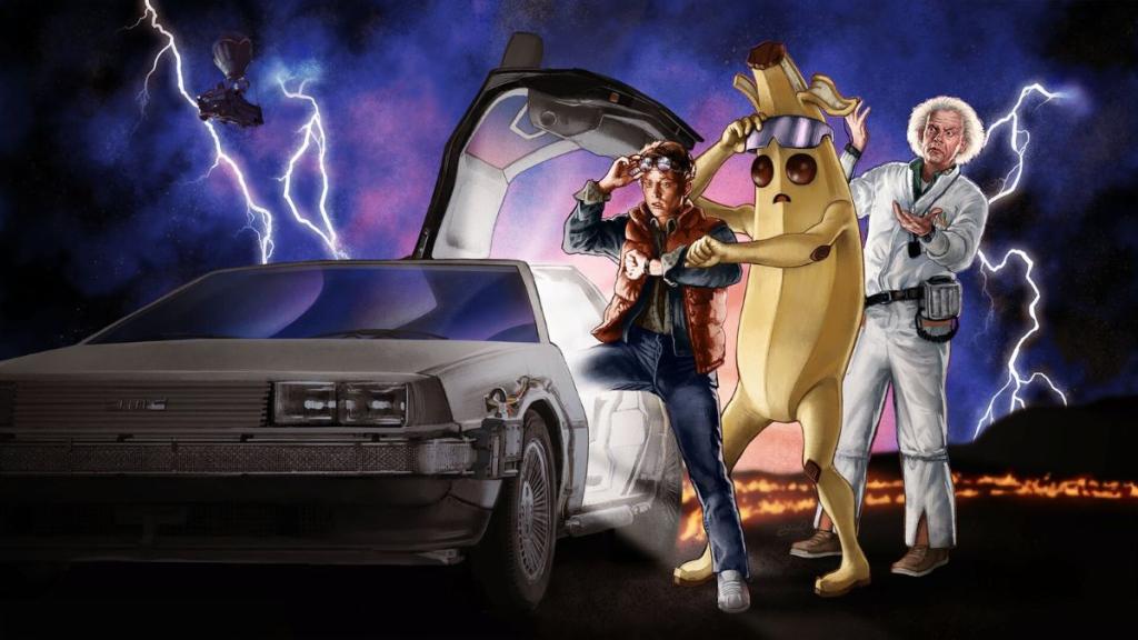 Marty McFly and Doc Brown in Fortnite