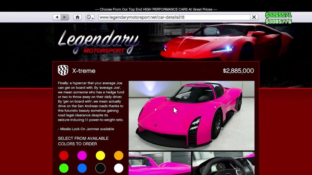 GTA Online Pfister X-Treme