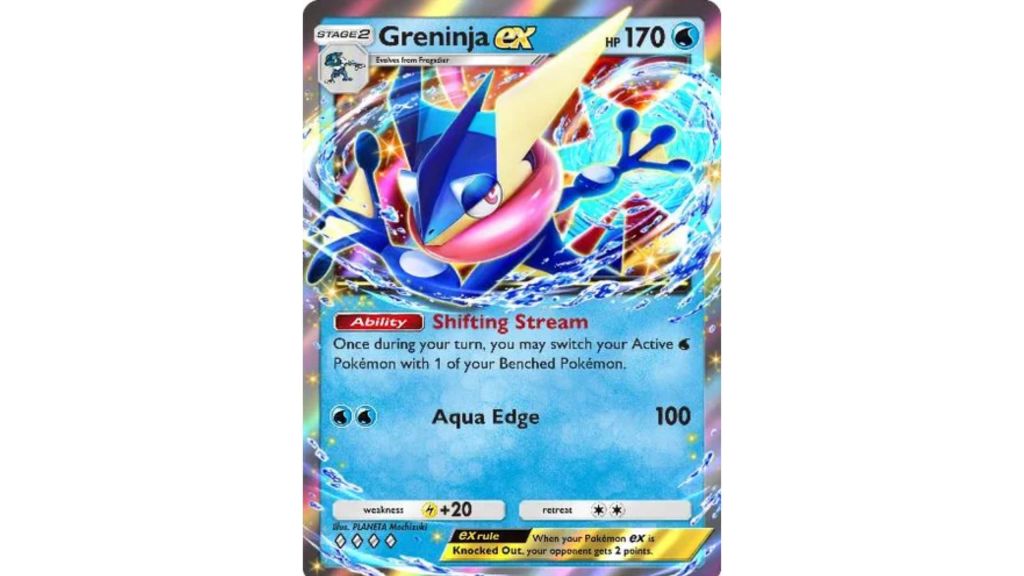Greninja EX Card