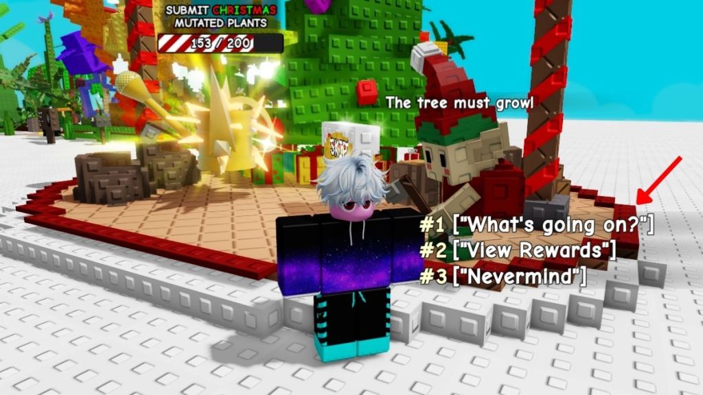 Grow a Garden Christmas Tree Quest Initiation