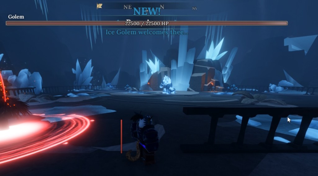 Island 3 Ice Golem Boss