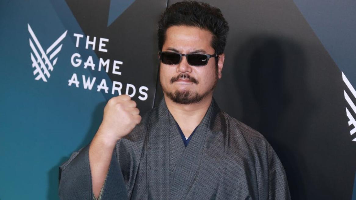 Katsuhiro Harada posing for a picture