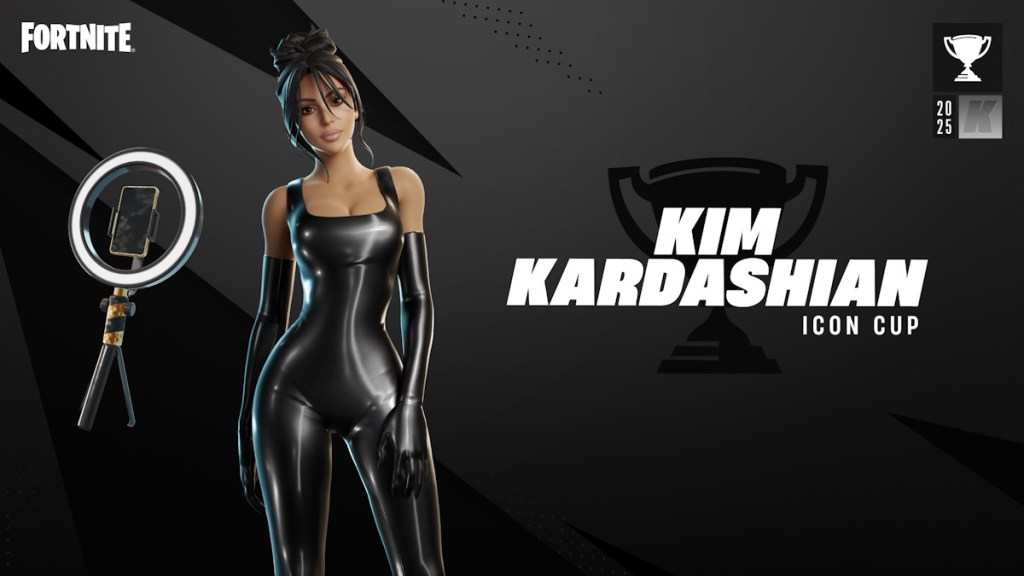 Kim Kardashian icon cup Fortnite