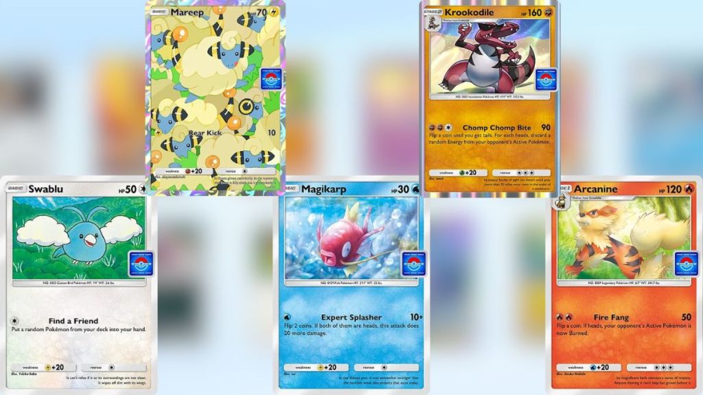 Mareep Drop Event Cards 