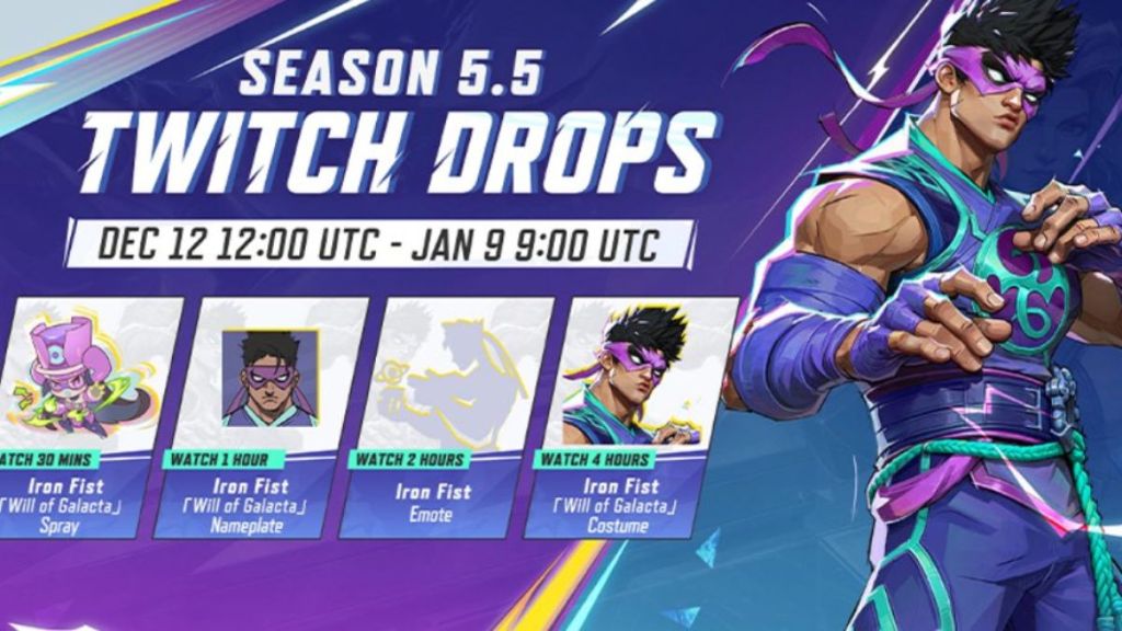 Marvel Rivals Season 5.5 Twitch Drops