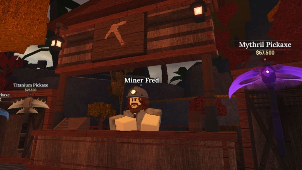 Miner Fred's Shop