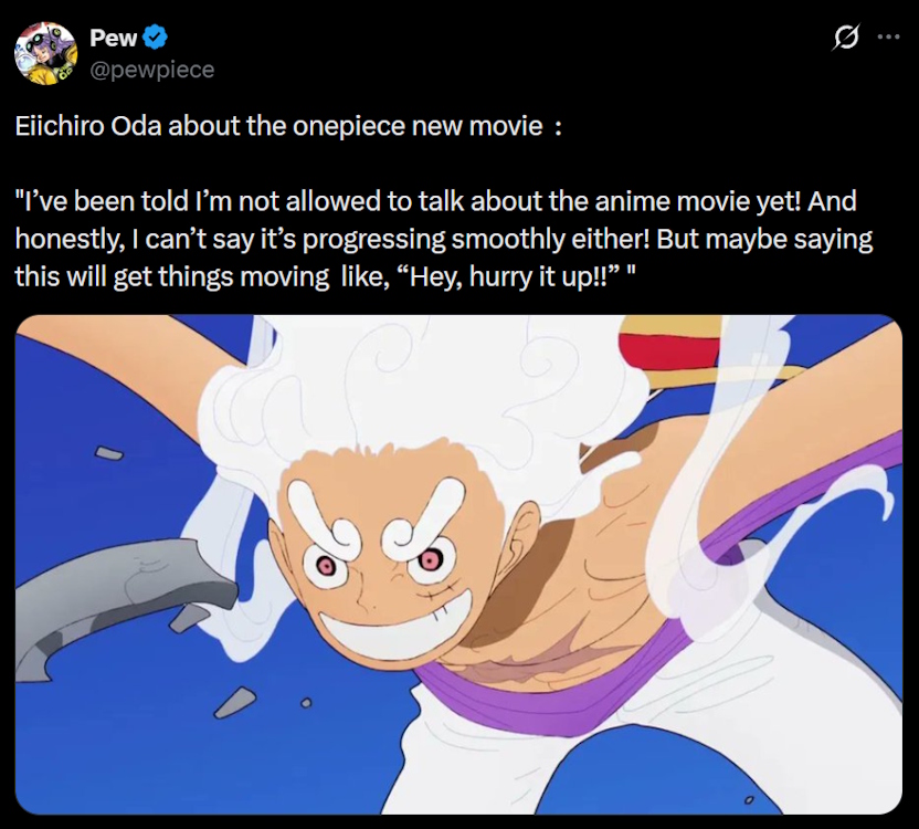 One Piece new movie announcement