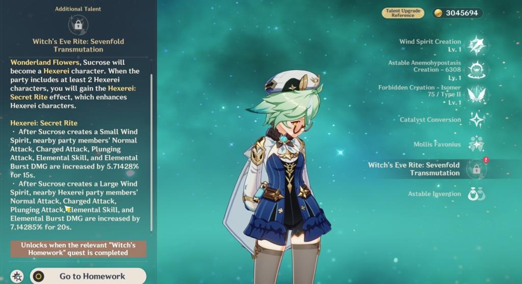 Open the Little Witch's Dictionary in Genshin Impact