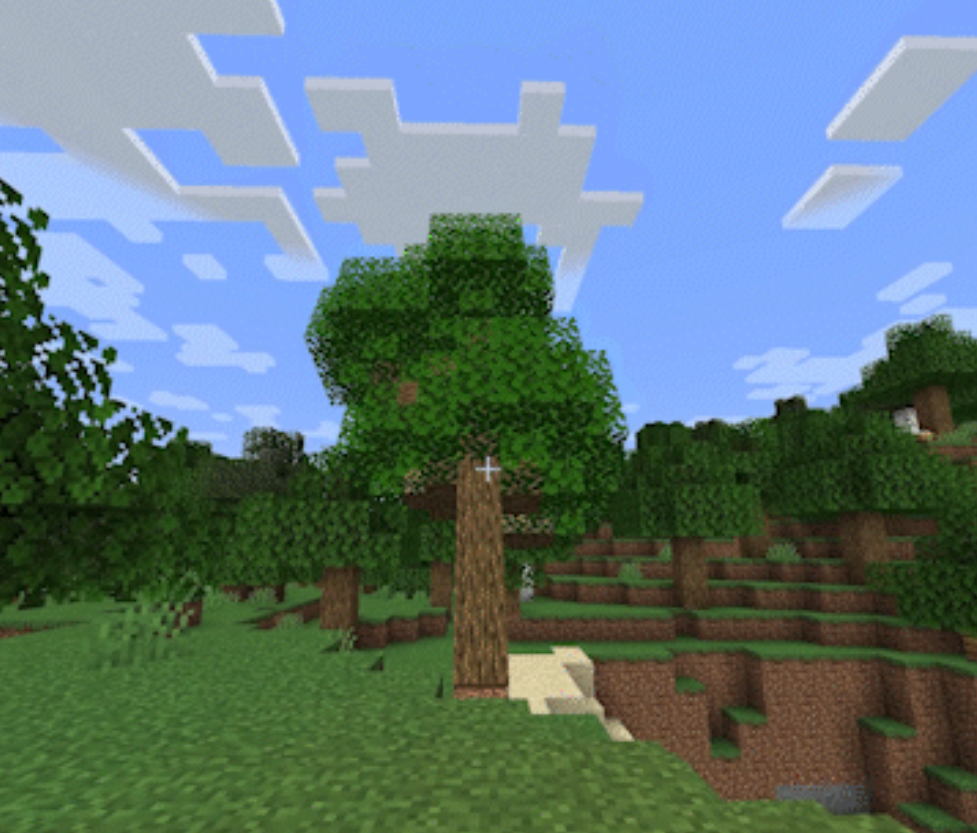 Panda's Falling Trees Minecraft