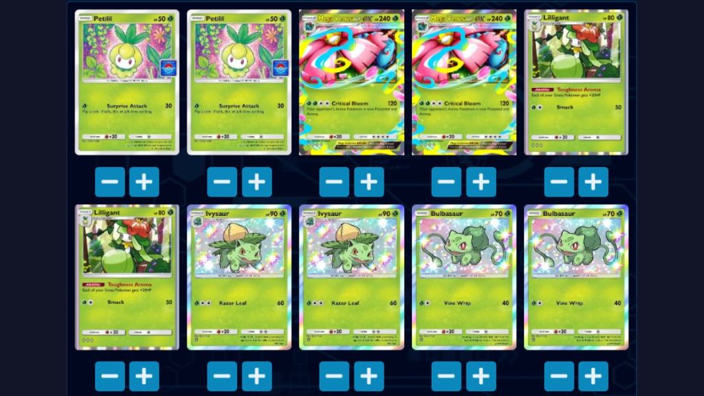 Pokemon TCG Pocket Mega Venusaur EX Deck