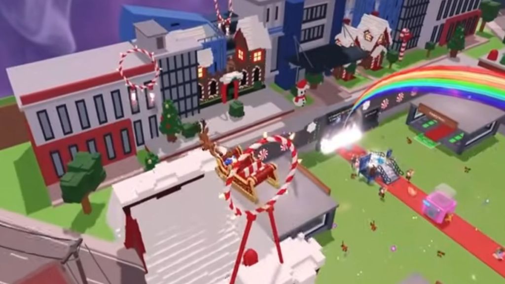 Riding Santa's Sleigh  