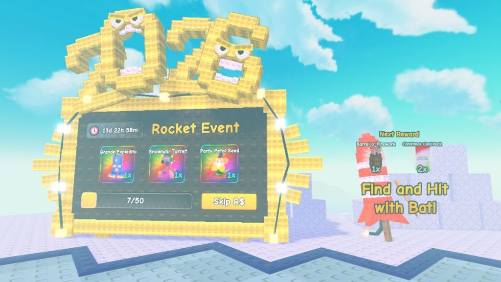 Rocket event rewards