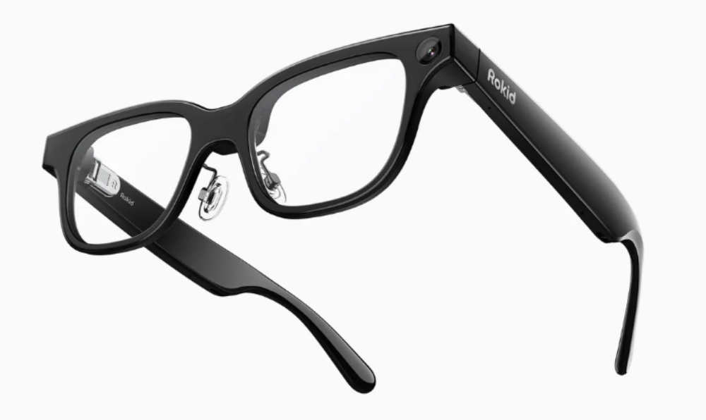 Rokid Glasses Product Showcase against a white background