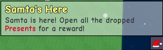 Samta's Here Weather Event Grow a Garden