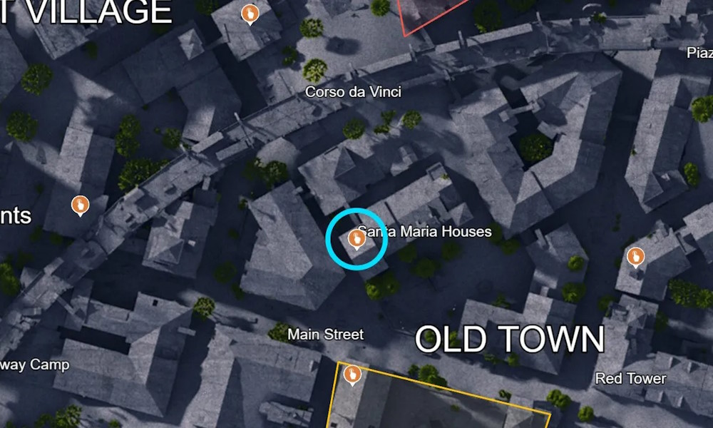 Santa Maria attic map