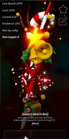 Santa's Miracle Rod in Fisch