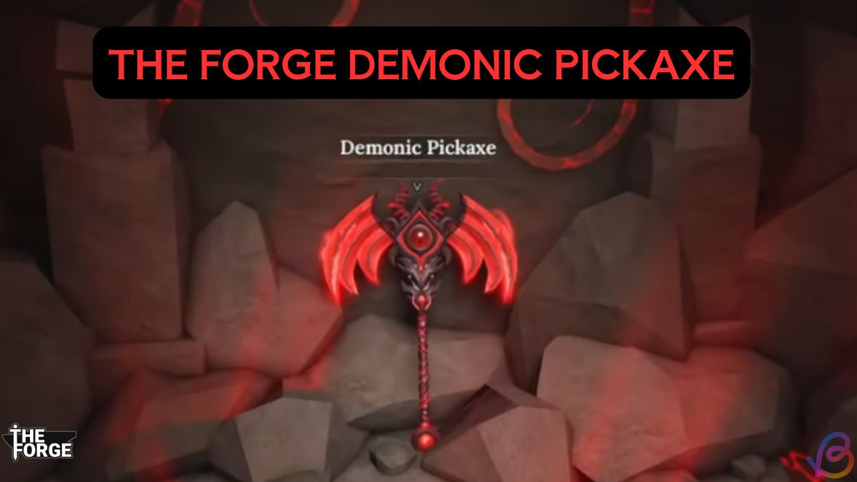 The Forge Demonic Pickaxe