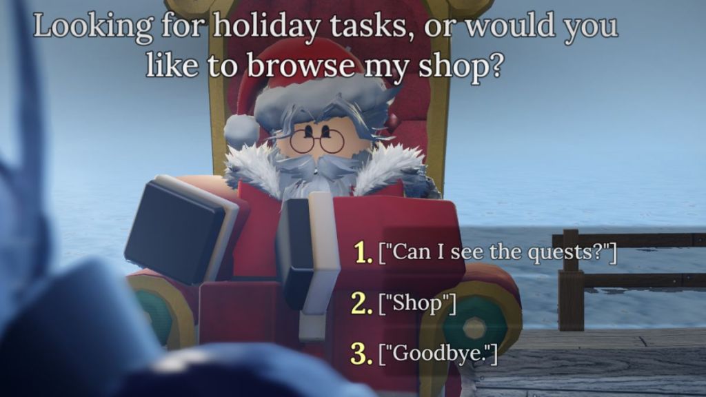 The Forge Santa Dialogue