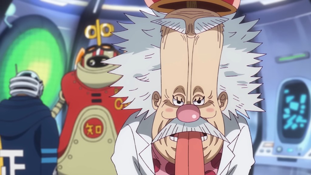 Vegapunk with Shaka and Pythagoras in One Piece Episode 1154 preview