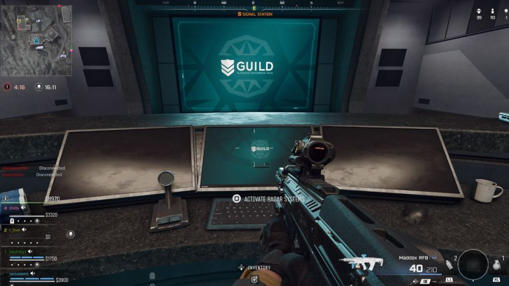 Warzone Signal Station Activating Radar Systems