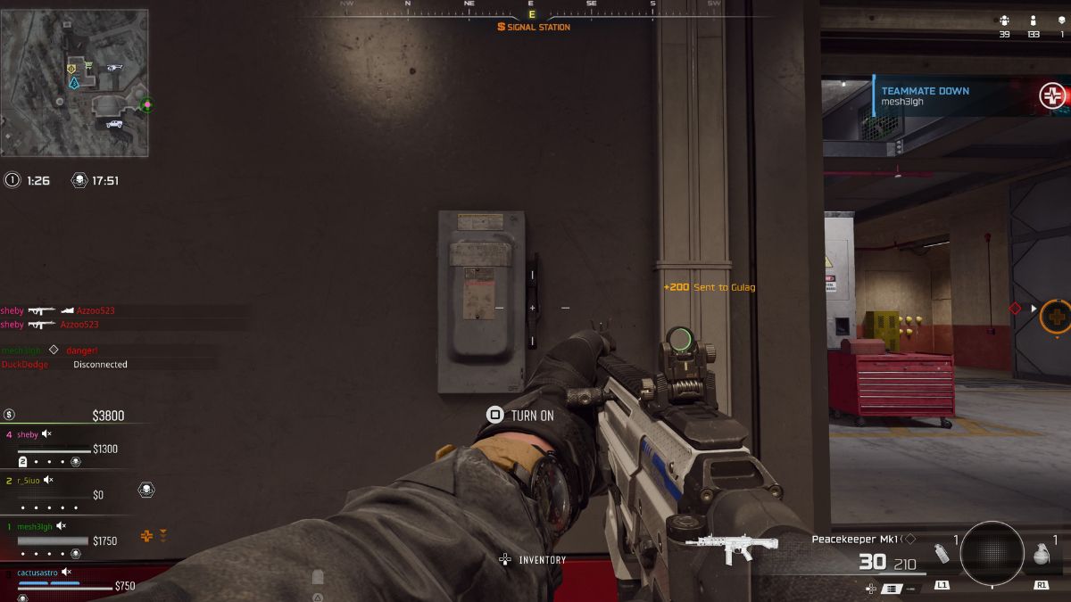 战区信号站发电机开关