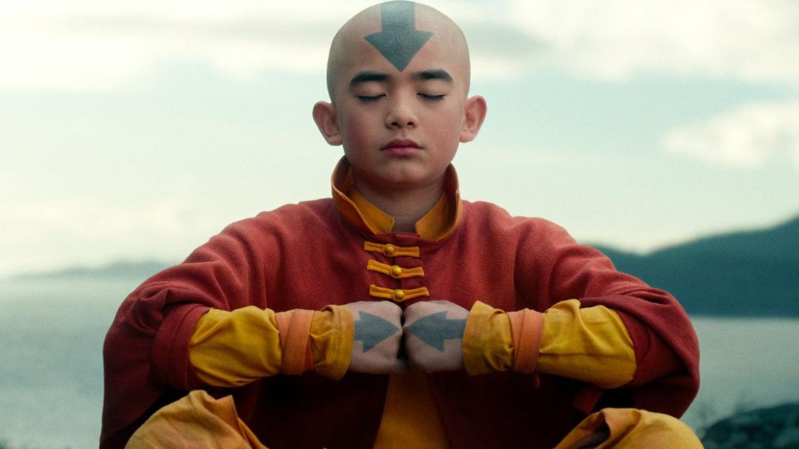 Aang in Avatar: The Last Airbender live-action