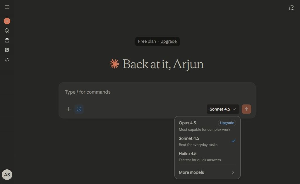 claude ai chatbot interface