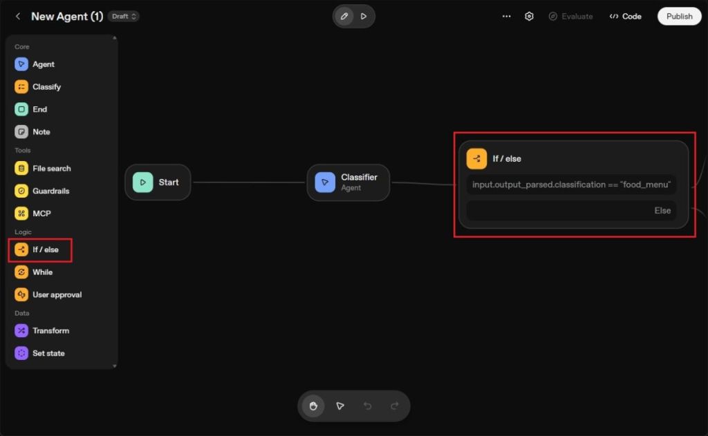 creating conditional logic in agentic ai system