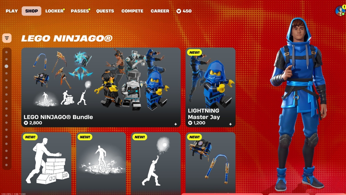 Fortnite LEGO Ninjago Shop