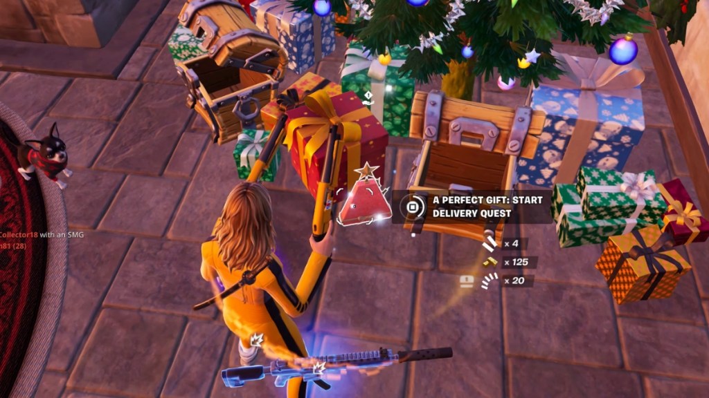 Fortnite Perfect Gift Quest Winterfest
