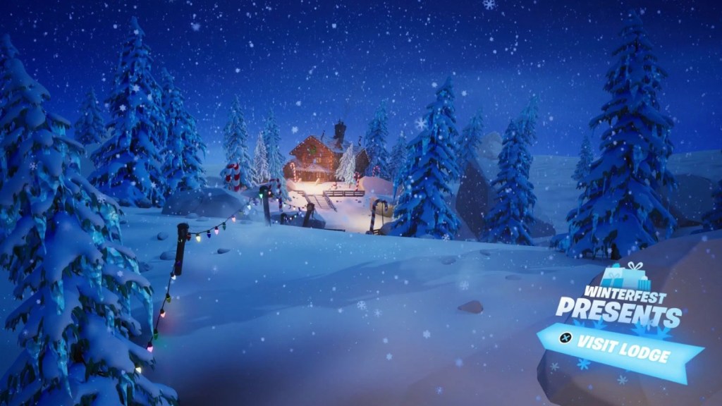 Fortnite Winterfest Cabin