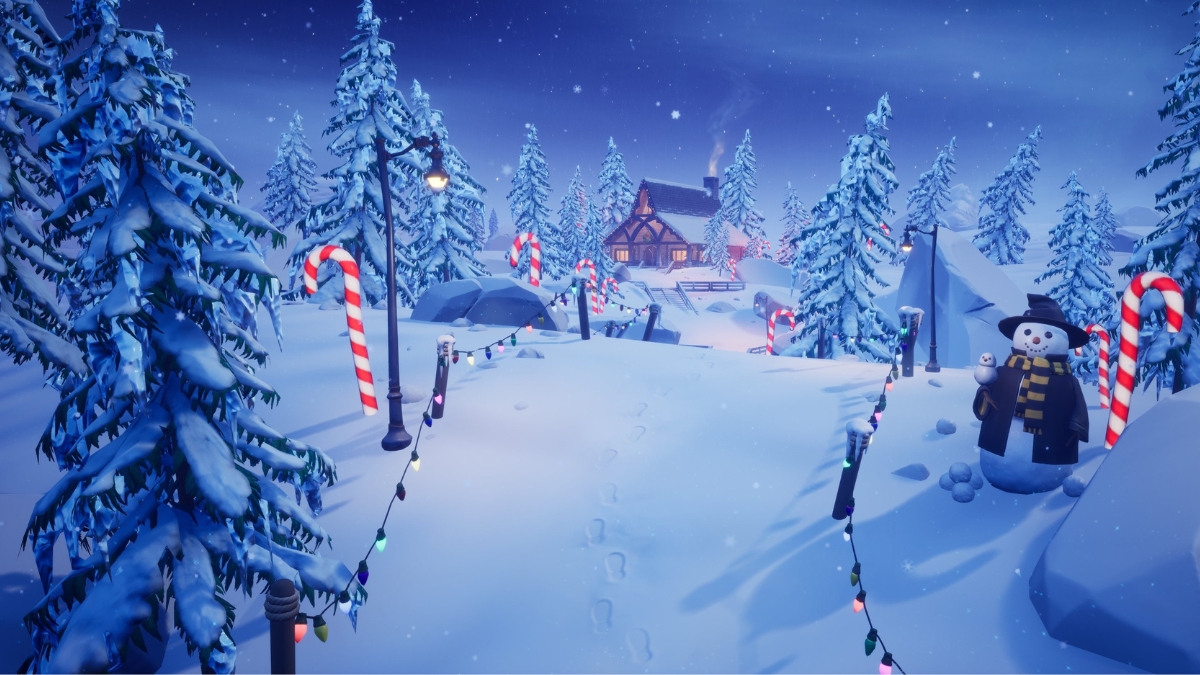 Fortnite Winterfest Lodge Menu