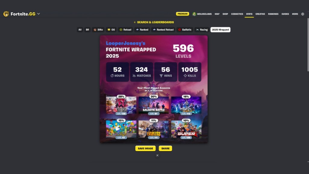 Fortnite Wrapped Stats 03