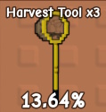 harvest tool rare