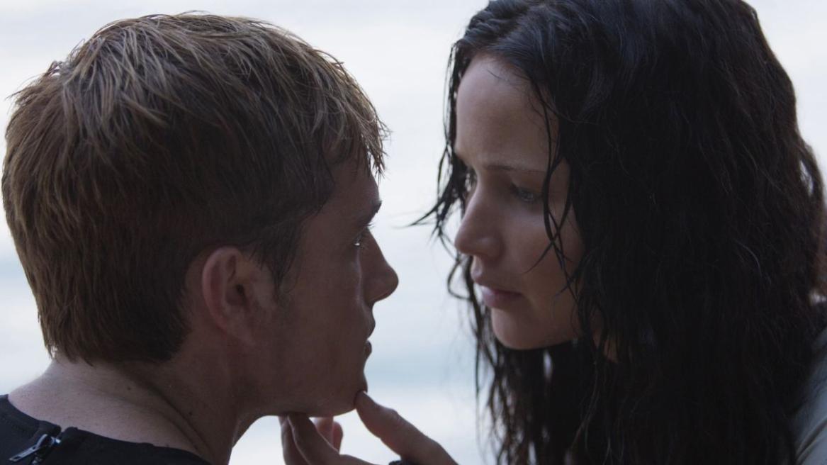 Peeta and Katniss in Hunger Games