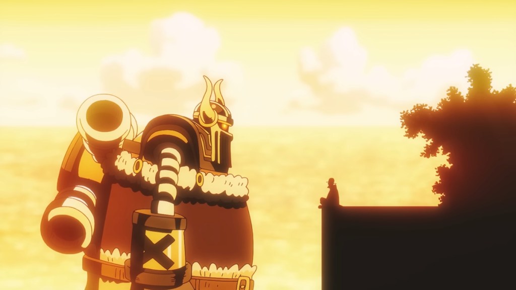 Joy Boy with Emet in One Piece anime