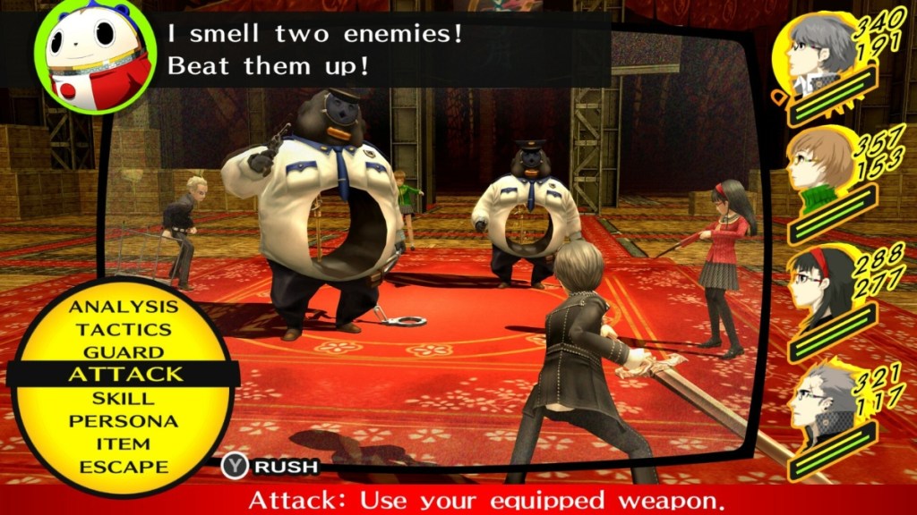 Persona 4 gameplay